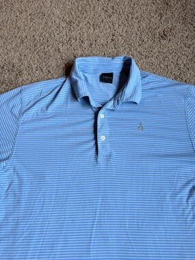 Dunning Golf Polo Shirt Blue Large Streamsong Golf Club Florida